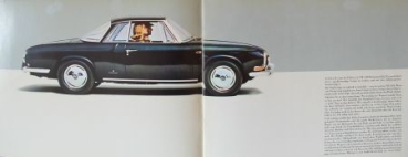 Volkswagen Karmann-Ghia Modelprogram 1964 Carbrochure (7544)